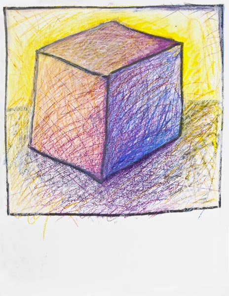 cube icon drawing