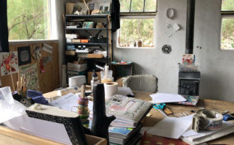 photo of Anne's studio